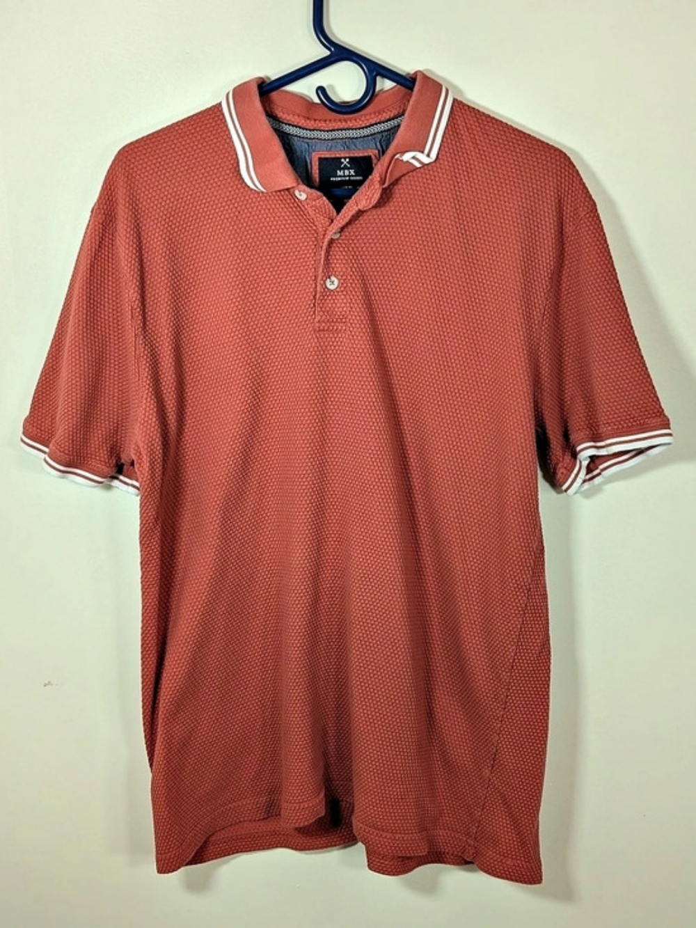 MBX Premium Goods Men's Cotton Polo Shirt XL Like New
